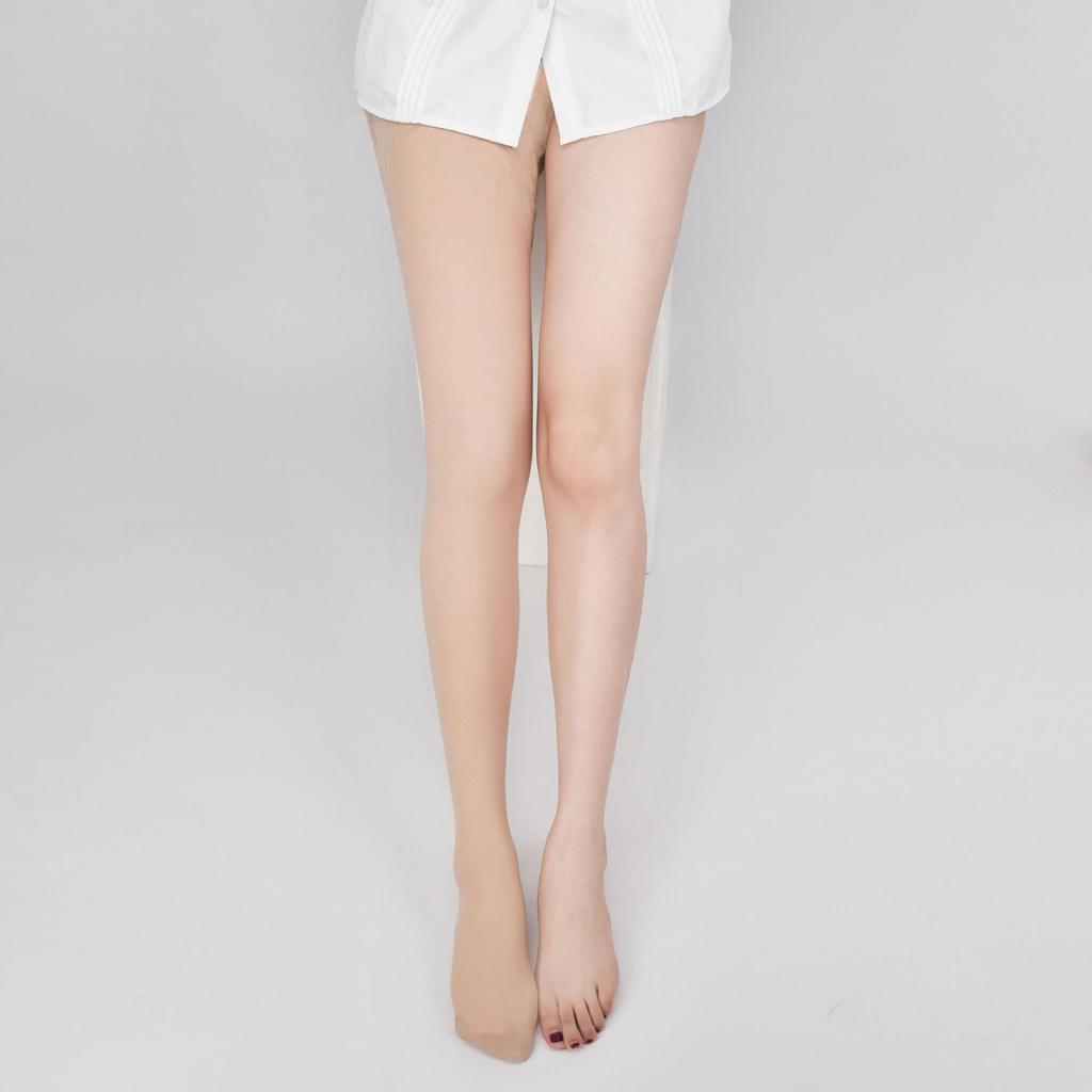 Women's Velvet-Lined Nude Leggings: Skin-Colored Double-Layer Pantyhose for Autumn & Winter