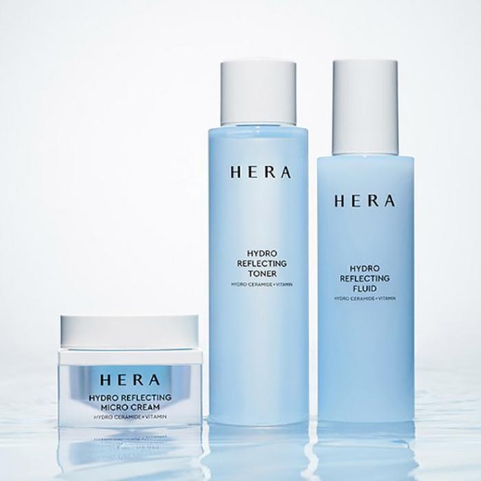 Hera Hydro Reflecting Micro Cream 50ml – Lightweight Gel Moisturiser for Intense Hydration, Radiance & Skin Barrier Care, Korean