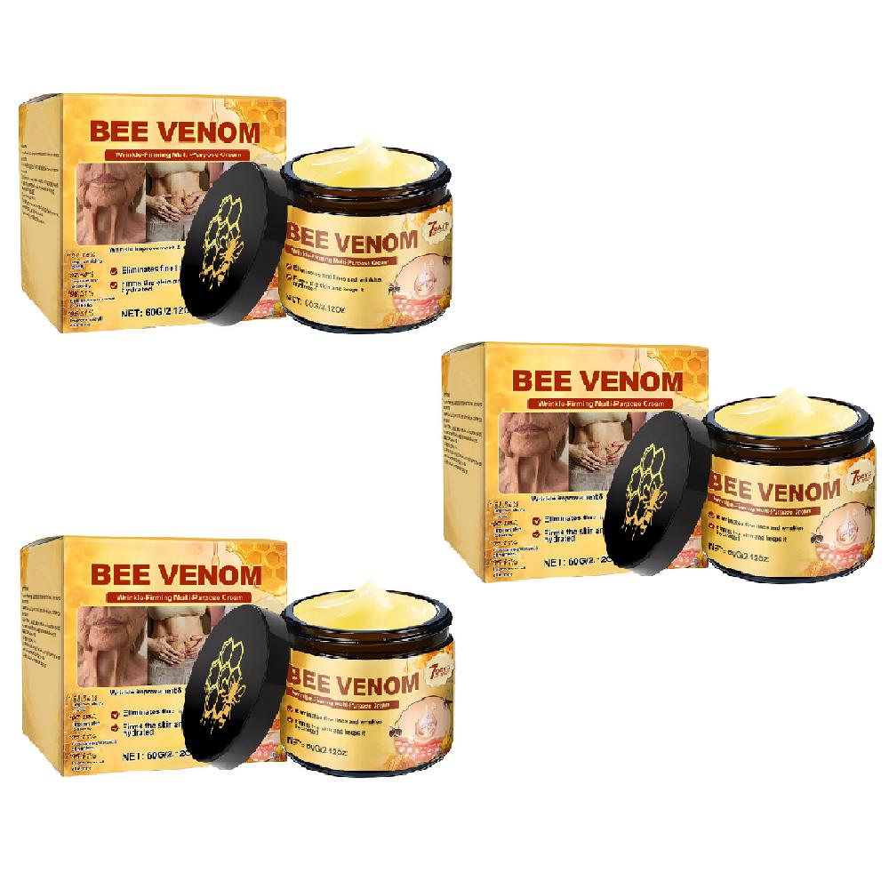 Bee Venom Firming Cream for Sagging Skin Lifting Tightening Anti Wrinkle Fade Fine Lines Hydrating Multi Action Body Cream