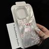 Pink Gold Snowflake Deer Phone Case for Samsung Galaxy A37 A57 A56 A36 A26 A73 A55 A54 A53 A52 A34 A33 A23 A13 4G 5G Back Cover