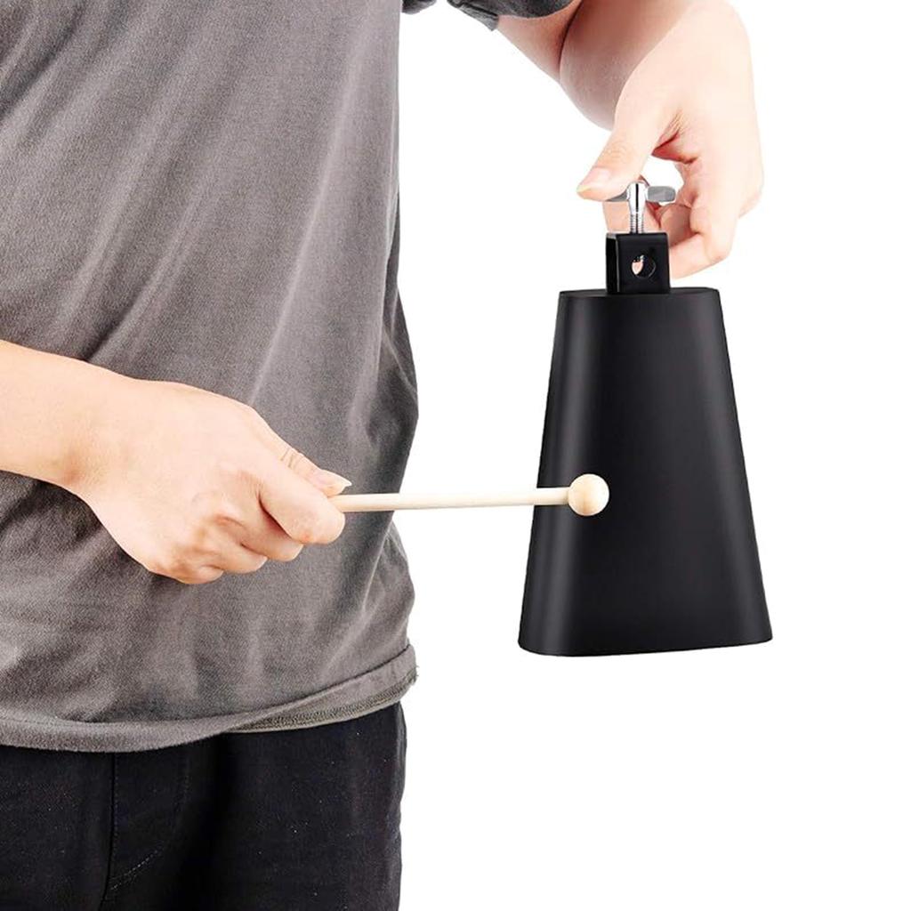 Kuhglockenklemme Kuhglockenhalterung mit Trommelstock zur Einstellung Kuhglockenhalter Percussion Kuhglockenhalterung Kuhglocke mit Klemme
