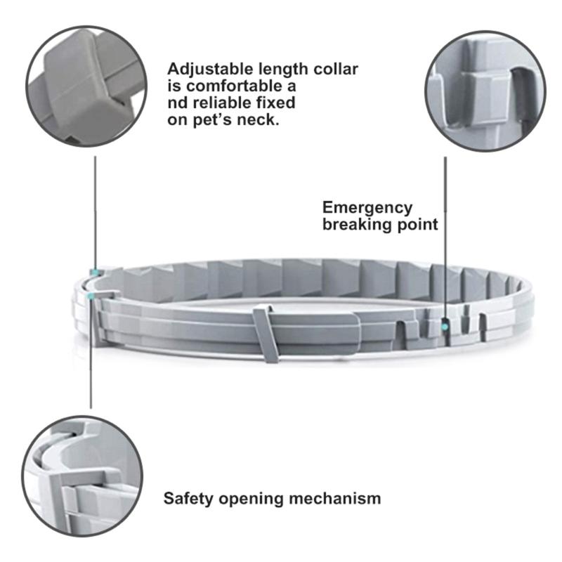 Flea & Tick Collar for Dogs and Puppies Flea and Tick Prevention for Protections Adjustable Flea and Tick Collar