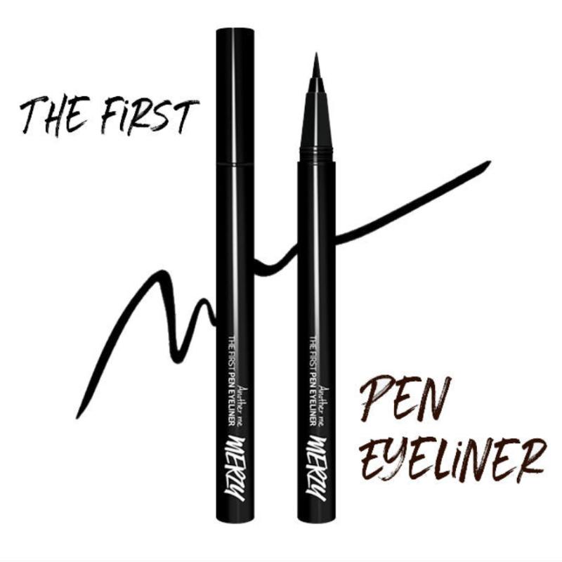 [MERZY] The First Pen Eyeliner 0.5g (3 Colors)  Smudge-proof & Precision