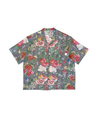 Goteu 80S Cotton Pattern Hawaiian Shirt Type A - Multi-Stripe