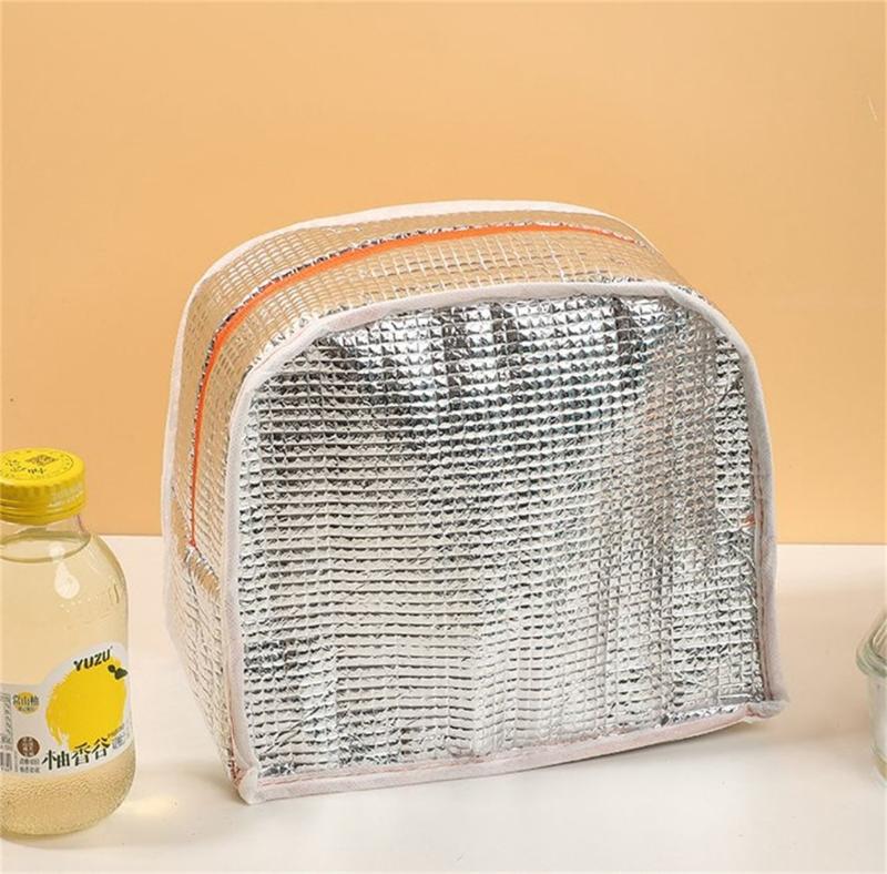 Cute Insulated Lunch Bag Snacks Box Practical Cloth Lunch Bag Convenient School Lunches Crarrying Pouches for Kids