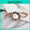 Gedi Ladies Vintage Quartz Watch With Stainless Steel Band And Water Resistance For Elegant Women