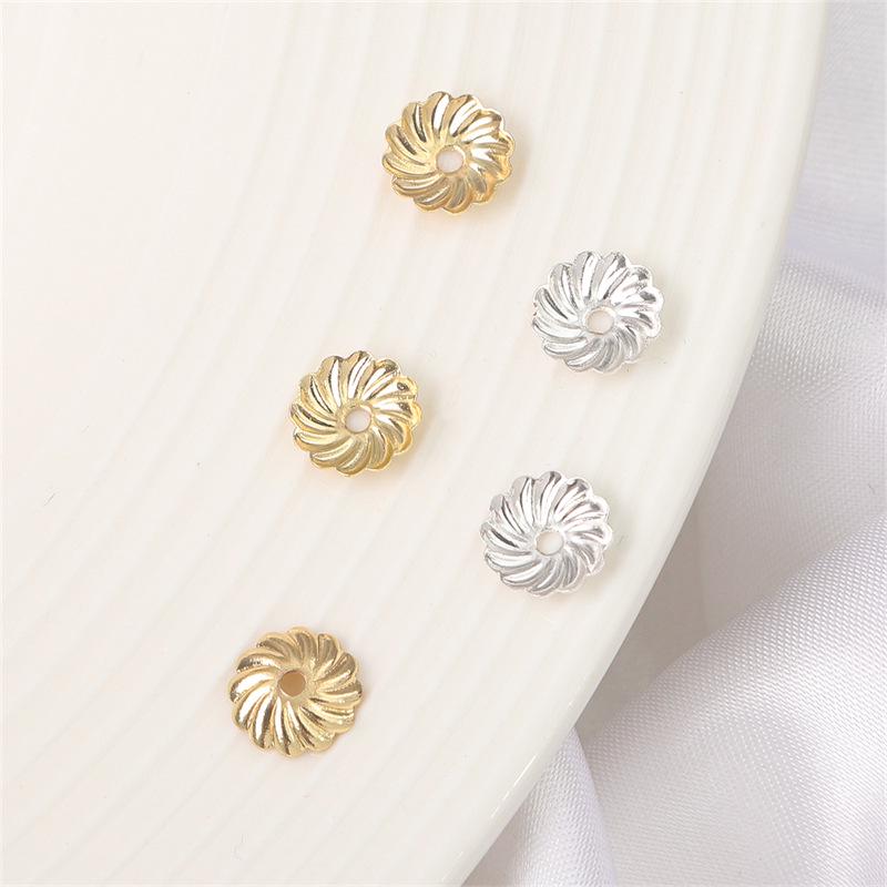 

14K Gold-Filled Copper Flower Bead Cap for DIY Jewelry Making