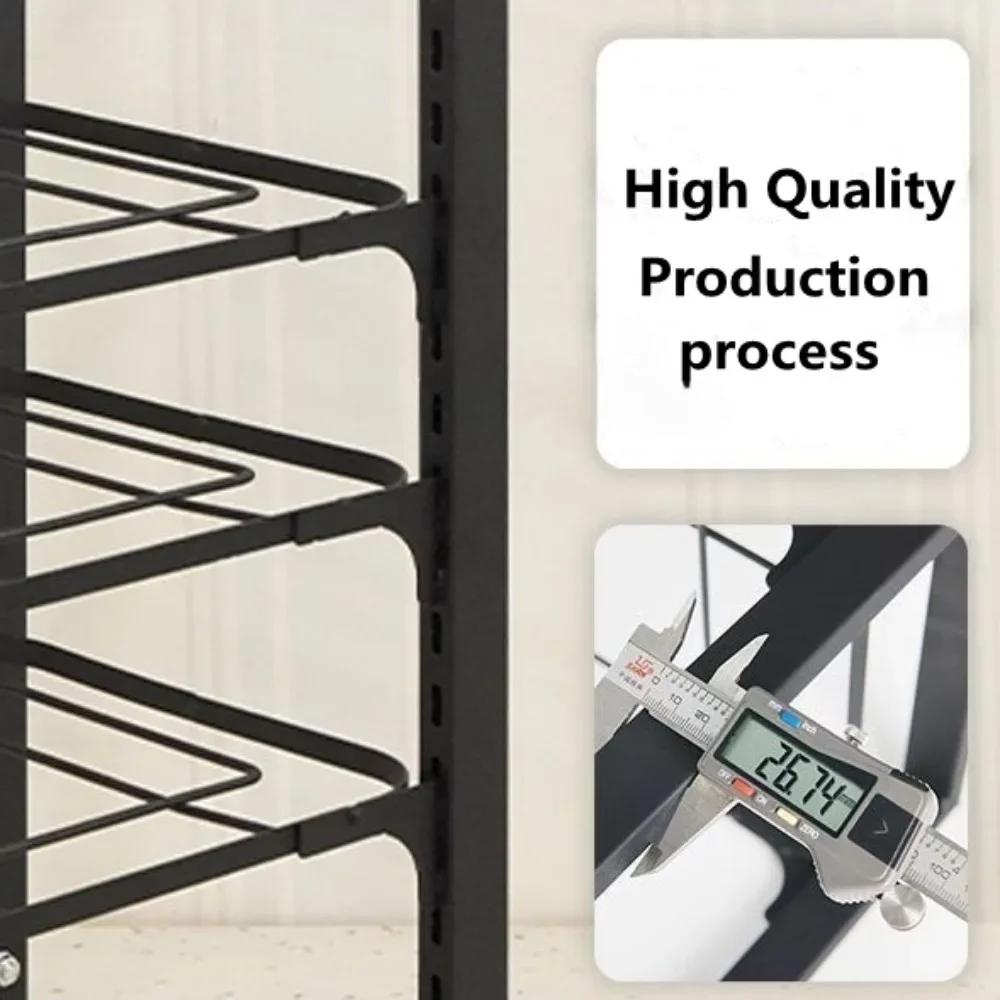 Layered Pot Rack Kitchen Organizer Cabinet High-capacity Storage Bowl Shelf Adjustable Free Layering Snap-On Pot Rack Organizer