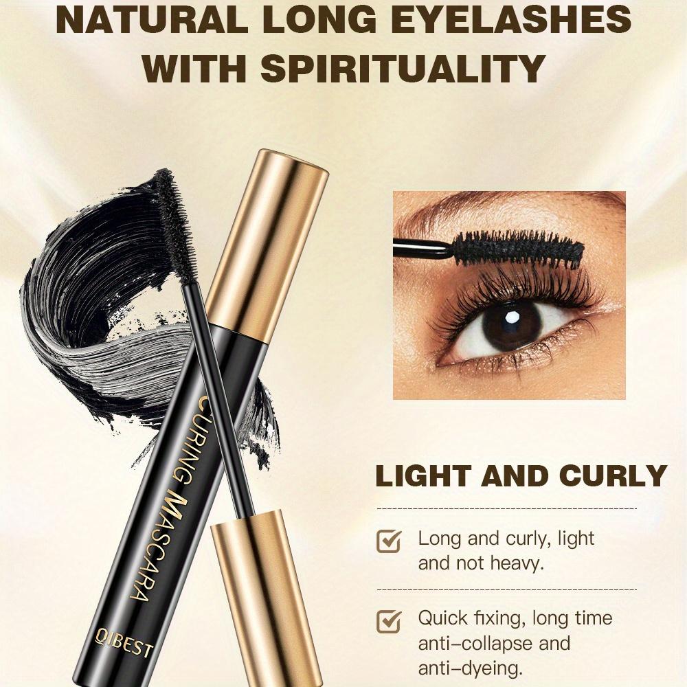 Mascara + Wimpern-Conditioner-Set, verlängernd, verdichtend, schwungvoll und wischfest, Wimpern definierend, schwarze Mascara