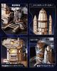 ROKR 3D Wooden Airplane with Light Interior Craft DIY Time Educational Perfect Gift for Ages Adult STEM Official Puzzle, Effects, Decoration,