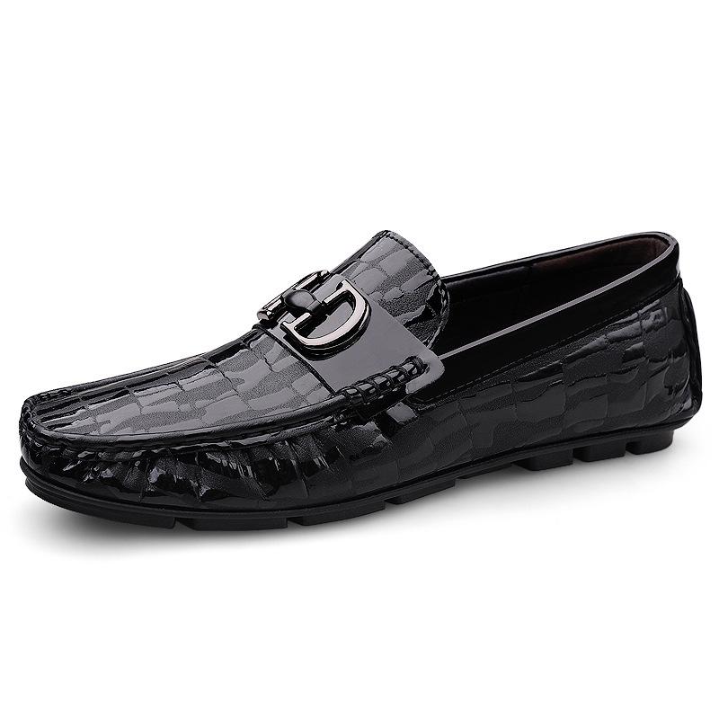 Bean Bean Stylish Men's Retro Genuine Leather Driving Loafers - Soft Sole Casual Shoes