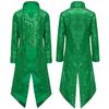 Chlapecký steampunkový frak gotický viktoriánský dlouhý kabát flitry bunda středověký halloweenský kostým frock coat outfit