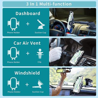 Car Phone Mount Long Arm Suction Cup Sucker Car Phone Holder Stand Mobile Cell Support For iPhone Xiaomi Redmi Samsung Huawei