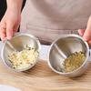 Large Capacity Garlic Masher 304 Stainless Steel Mortar Grinding Bowl Garlic Mashing Pot  Baby Food