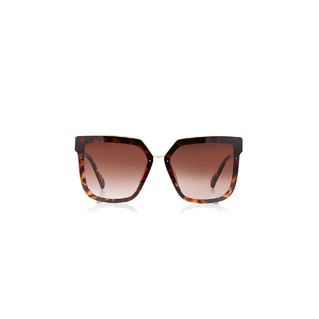 Ochelari de soare negri supradimensionați pentru femei Apsu031601