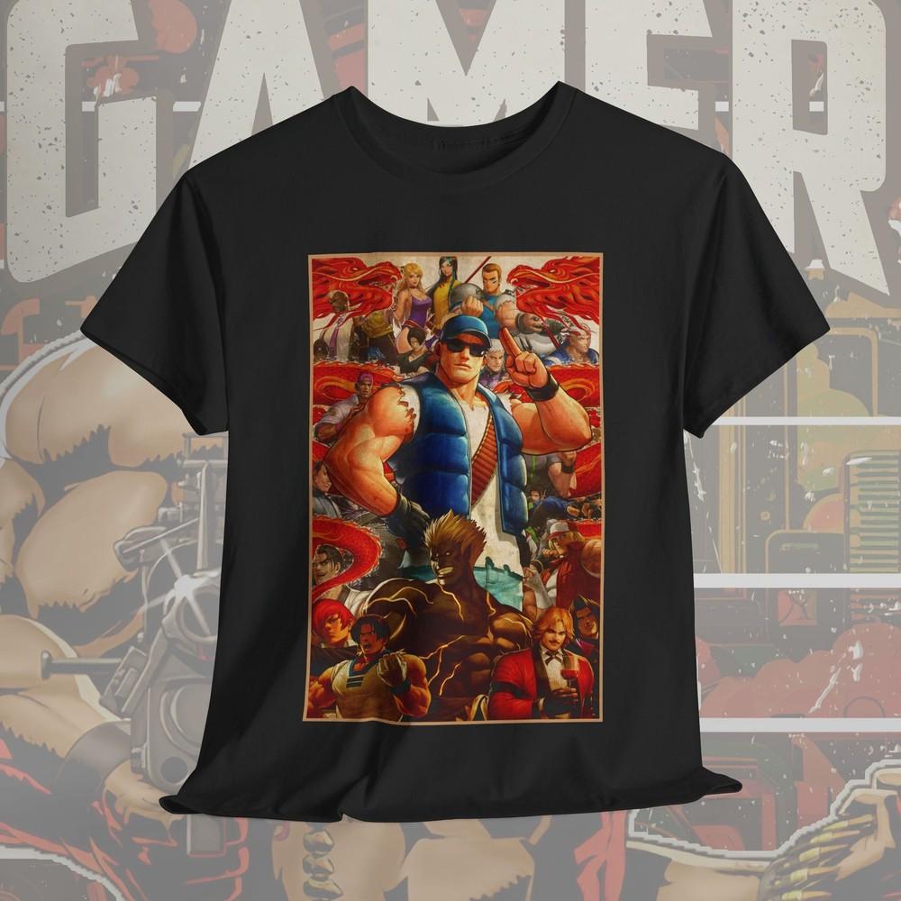 

Clark King of Fighters Gaming Shirt, KOF Tee, Gamer Unisex T-Shirt L