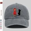 Pc Cartoon Wolf Silhouette Print Baseball Cap with Cartoon Character Print Design Sun Hat Party Decoration Hat Comfortable Ligh