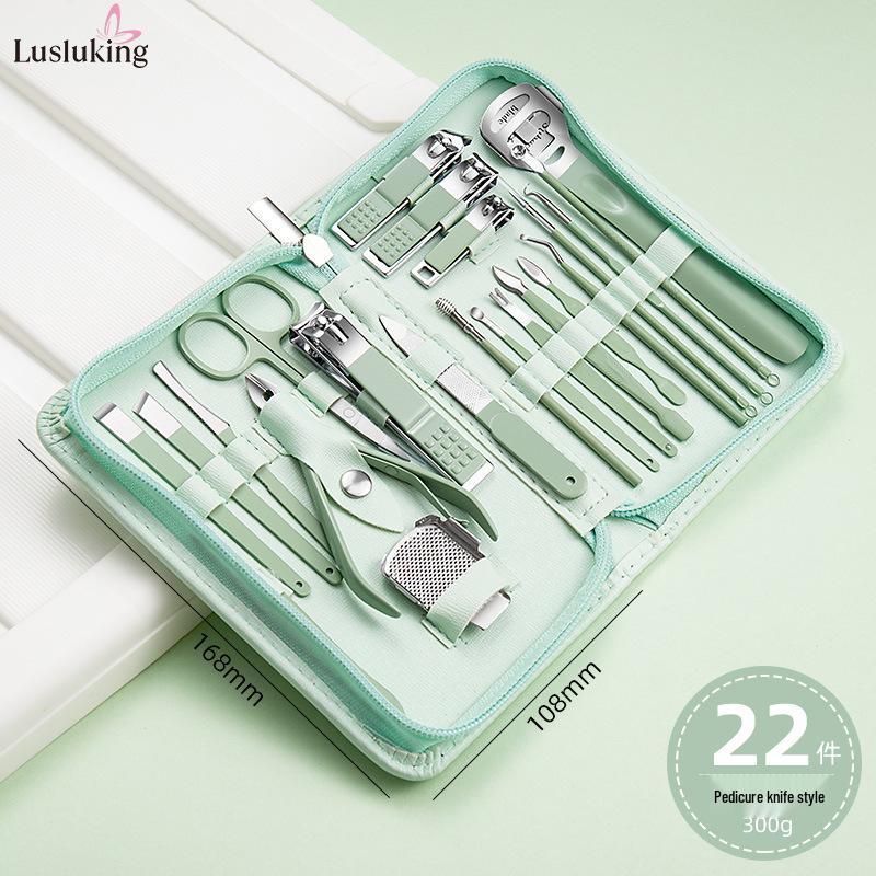 Carbon Steel Nail Clipper & Manicure Set: Household Beauty Tools
