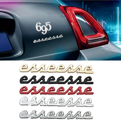 1 ks 3D kovová nálepka na auto Esseesse Zinková slitina Boční zadní znak na kufr auta 695 595 Logo Esseesse Pro 500 695 595 Esseesse Autopříslušenství