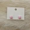 Korean Candy Color Flower Stud Earrings: Cute, Fashionable, and Versatile Jewelry for Women