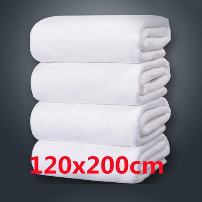 White Hotel Towel, Superfine Fiber Beauty Salon, Home Stay Hotel Towel, Quick Drying, Soft Hotel Bath Towel