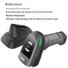 SYBLE XB-D66T Wireless 1D/2D Barcode Scanner with Charging Cradle