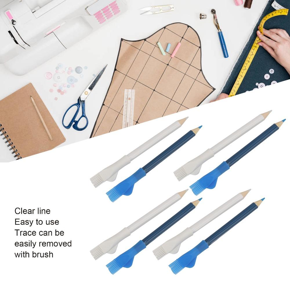 8pcs Wide Application Fabric Pencil Clear Lines Sewing Chalk Premium Tailors Chalk For Quilting