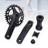 Children Hollow Integrated Crankset Aluminum Alloy BCD104mm 36T Children Crankset for BB68 Threaded 