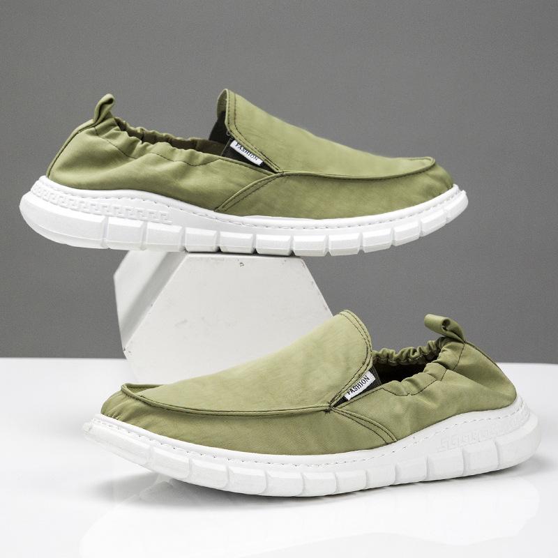 New Style Cloth Shoes Soft Sole Men's Shoes Breathable Casual Board Shoes Lazy Shoes Men's Casual Canvas Shoes