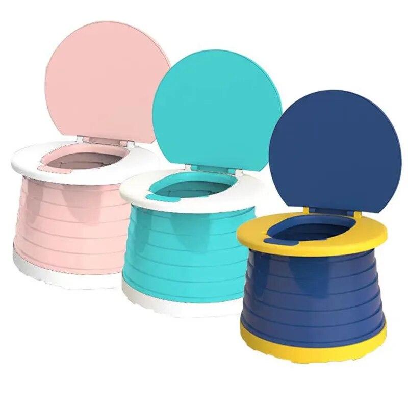 

Портативный горшок 2 в 1 с сумкой для хранения для малышей, мальчиков и девочек, детский складной стул для путешествий, тренировочный стул для унитаза, автомобильный туалет, детский туалет