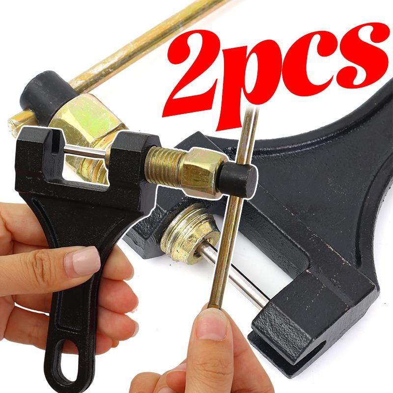 Universal Motorcycle Chain Breaker Splitter Cutter Link Removal Tool for ATV Tricycle Go Kart 420-530 Repair Maintenance Kit