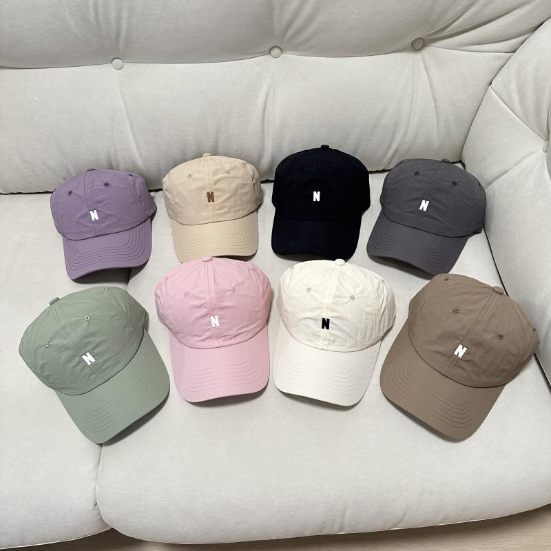 Summer Baseball Hat Male and Female Couple Shade Casual Versatile Small Letter Simple Soft Top Cap Embroidery