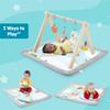 Bright Starts Winnie the Pooh Tummy Time Activity Gym (0 Months) - Baby Gym, Baby Mat, Play Gym, Blue, 13124