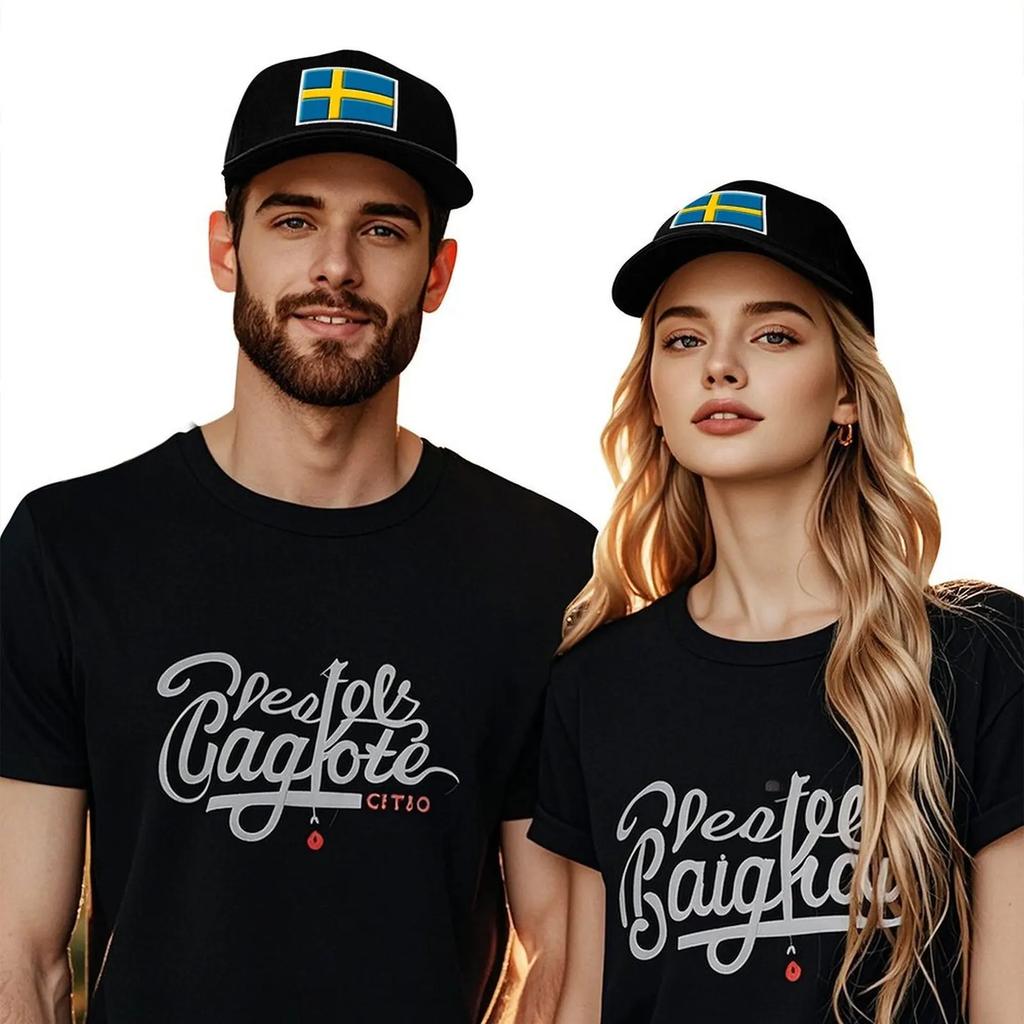 Schweden 3D Flagge Baseballkappe Herren große Größe Hut Luxus Kappe Luxus Herrenkappe Sonnenhut Baseball Für Herren Damen