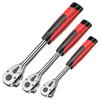 72 Teeth 1/4 "1/2 " Telescopic Socket Wrench Ratchet Spanner CR-V Quick Release Professional Auto Repair Hand Tools