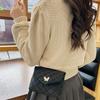 JYL TS Women's Sling Bags  Square Bag 032 Crossbody PU Embroidered Chain Korean Bag