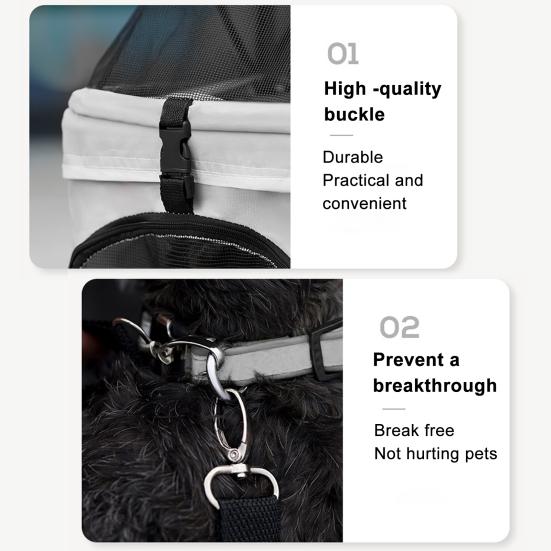 Puppy Carrier Pet Stroller Folding Dog 4 Cat Stroller Wheels Dog/Cat Travel for Small/Medium Large
