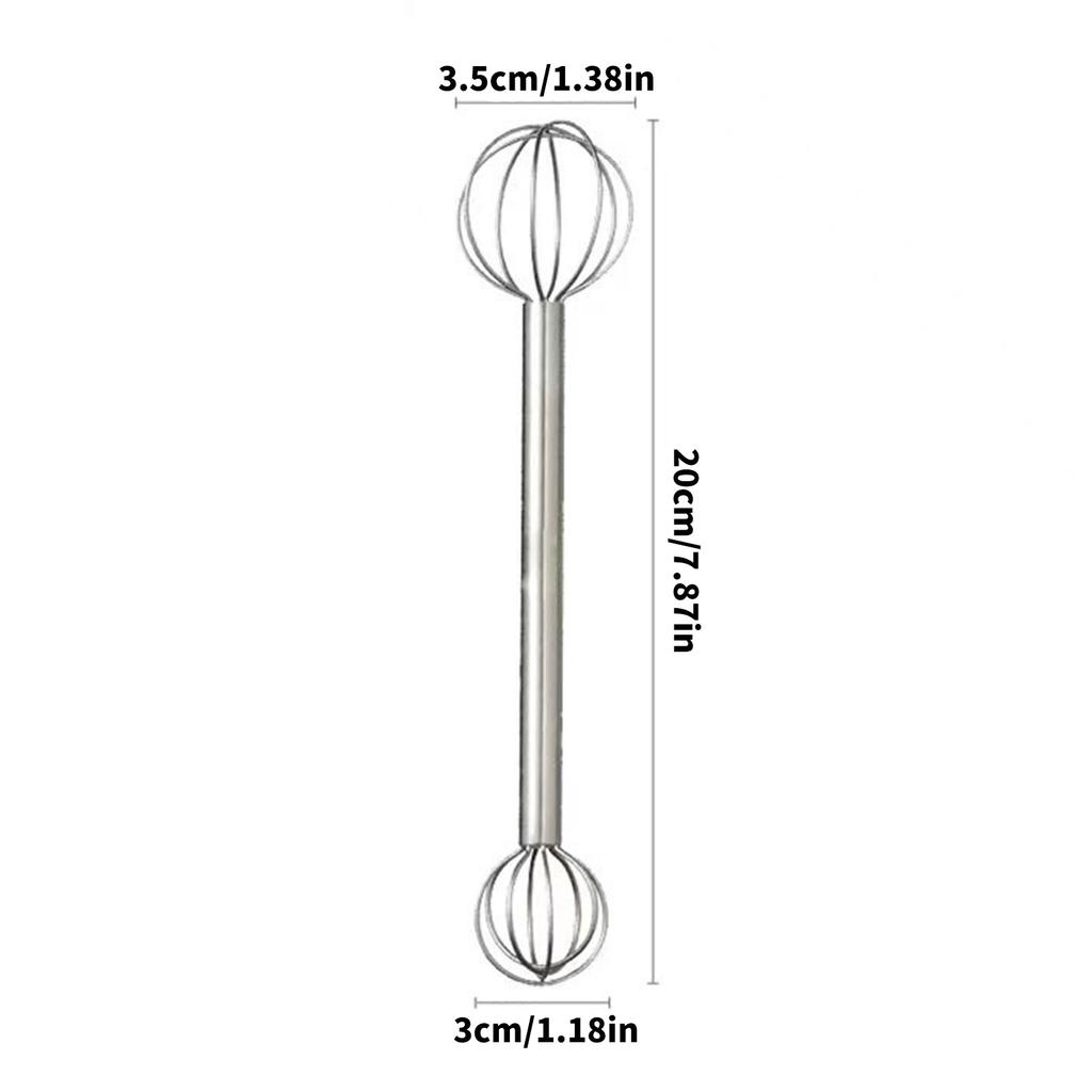 Dual Head Miso Soup Measure Tool Stainless Steel Kitchen Scoop Dual Head Miso stirring Tool For Accurate Portion Control