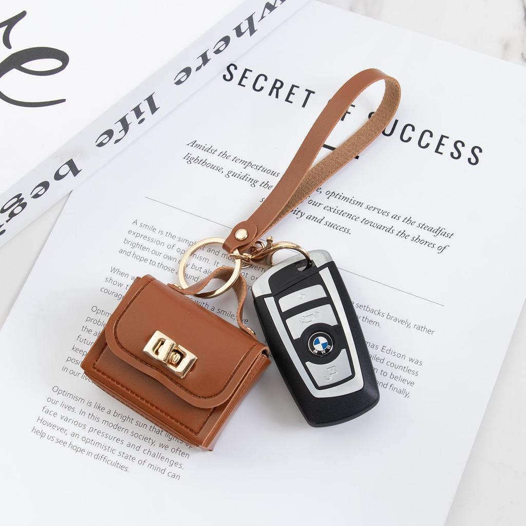 Leder Mini Schlüsselanhänger Münzbörse & Handtaschenanhänger