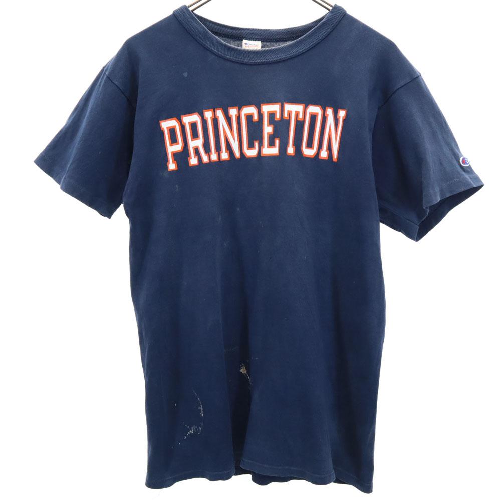 

Champion 80-е Сделано в США Принт Колледжа Футболка с коротким рукавом Бирка Трикотаж Мужская Б/у