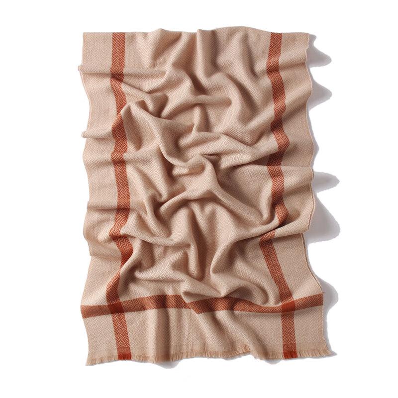 G·TENNA Women's V-Pattern Sequin Wool Scarf