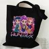 Kpop Witch Hunters Printed Canvas Bag Large Capacity Women's Daily Shopping Bag KTB