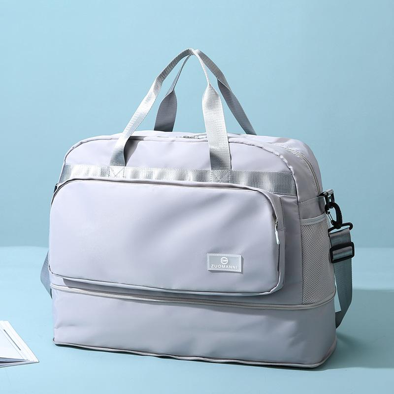 Short-distance Business Trip Oblique Span Travel Bag Portable Pull Rod Luggage Bag Large-capacity School Storage Bag