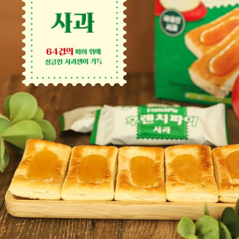 Haitai French Pie Apple 192g (15 Pcs) – Soft & Sweet Apple Snack