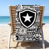 Shield With Star Emblem Printed Beach Towel, Super Soft Microfiber, Perfect Gift Birthday, for Pool, Beach, Travel, for family and friends