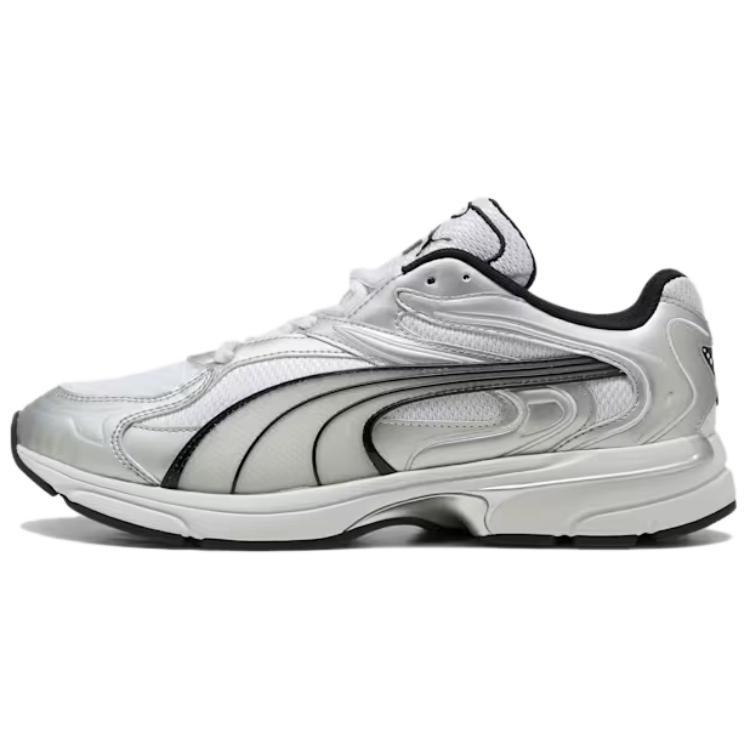 PUMA Extos Millennium  White Silver  Men s 398784-02 EU 37