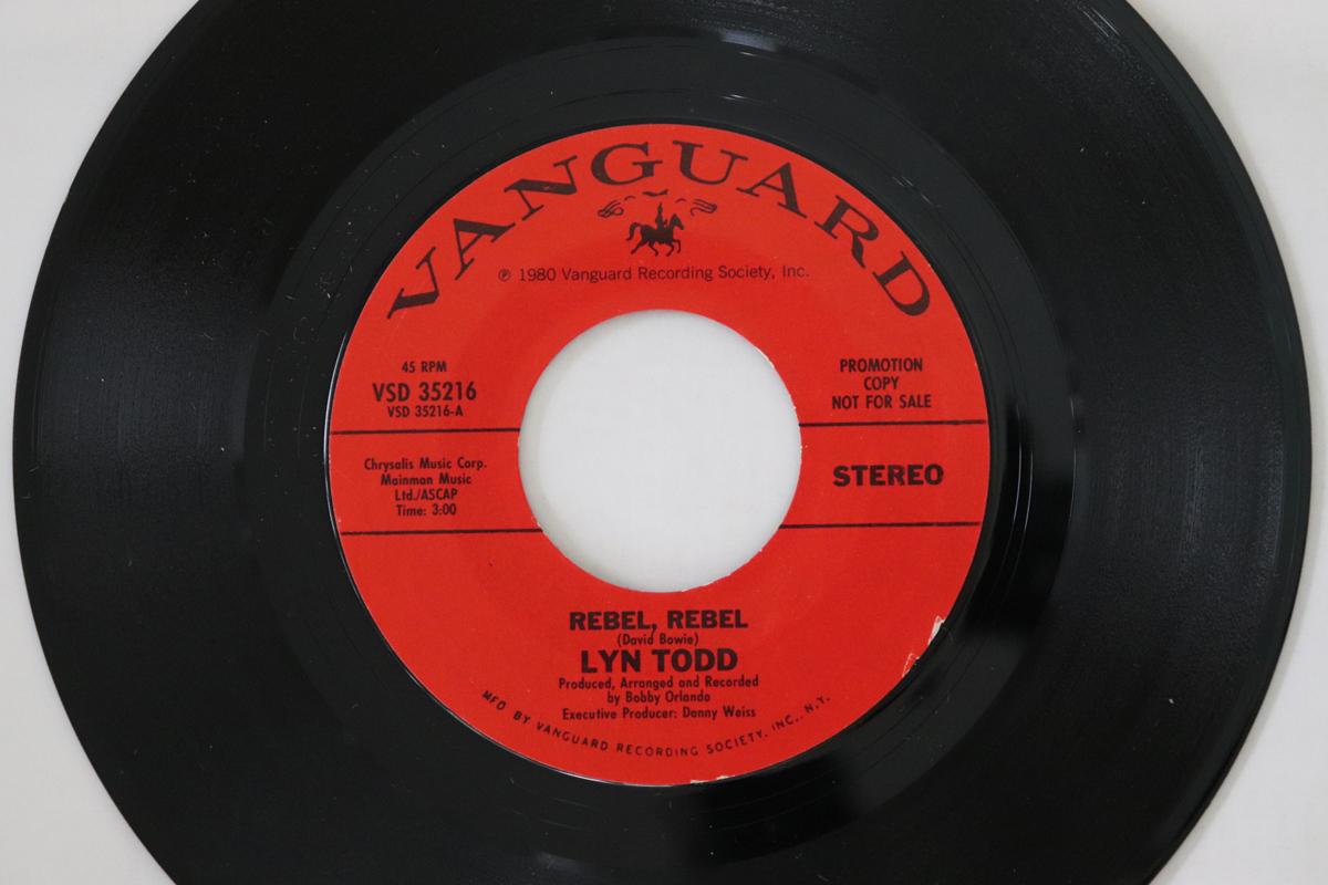

7inch Record LYN TODD - Rebel, Rebel VSD35216 Vanguard 1980 US Soul/Funk Used