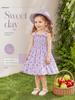 Toddler Girl Heart Smocked Dress and Hat Set Kids Beach Wear