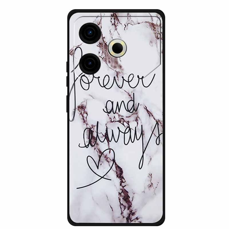 Phone Case For Tecno Pova6 Neo TPU Back Coque for Pova 6 Neo Marble Colour Soft Cover Protective Funda Luxury Silicone Shell