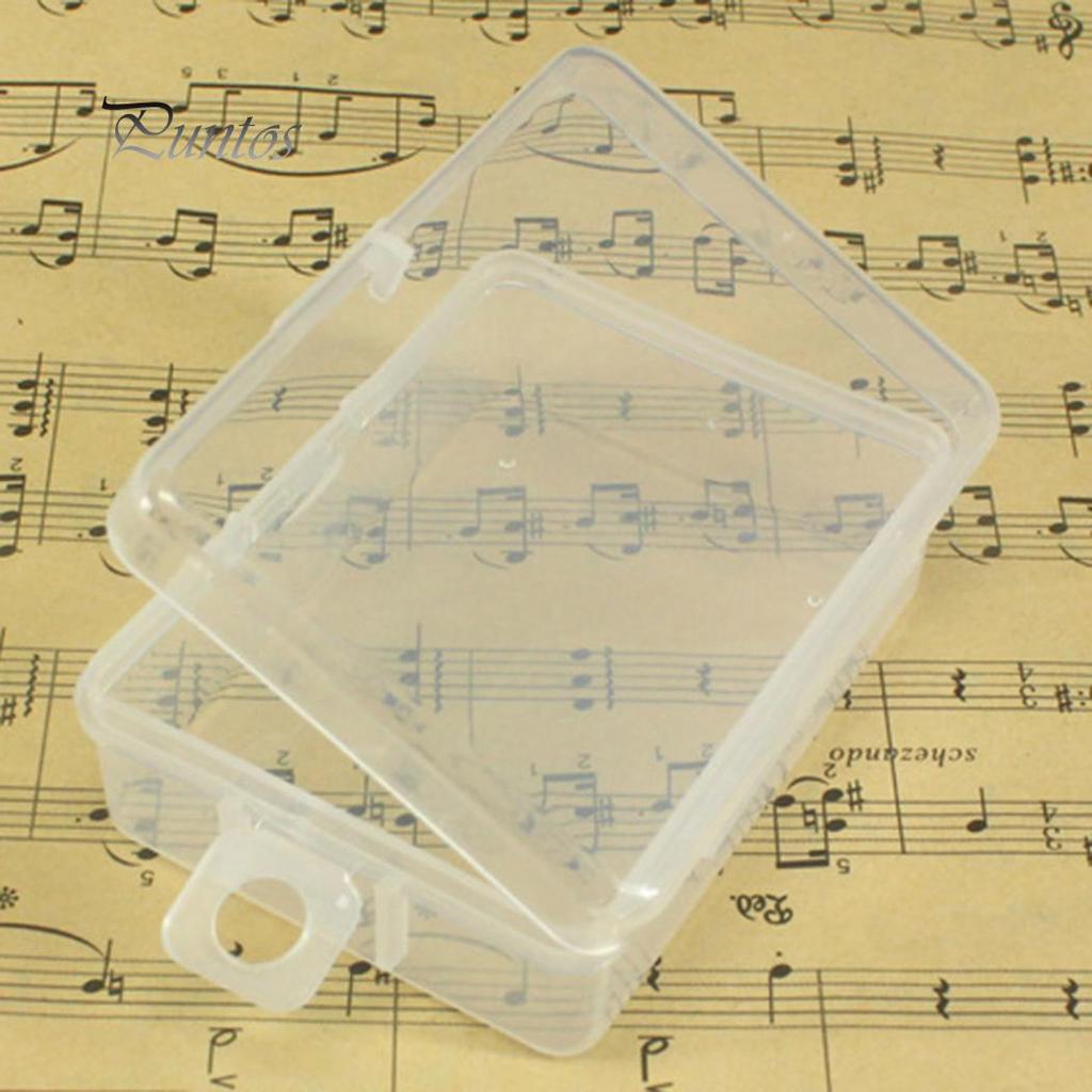 Fashionable 1Pc Clear Plastic Transparent Storage Box Debris Collect Container Case with Lid